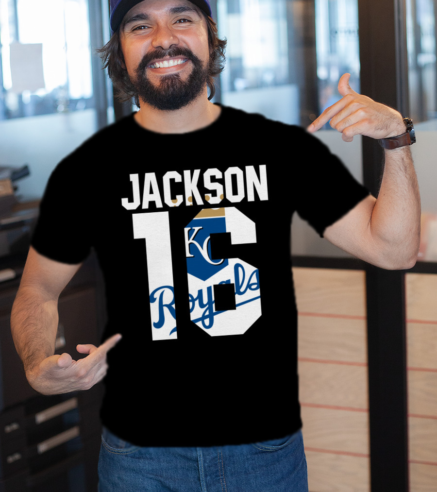 Kansas City Royals Jackson 16 KC T-Shirt