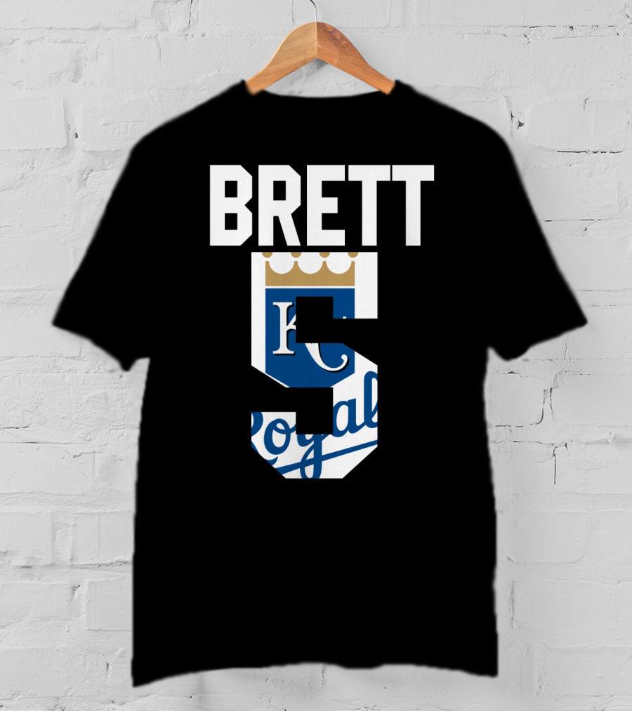 George Brett Kansas City Royals Number 5 KC Royals T-Shirt