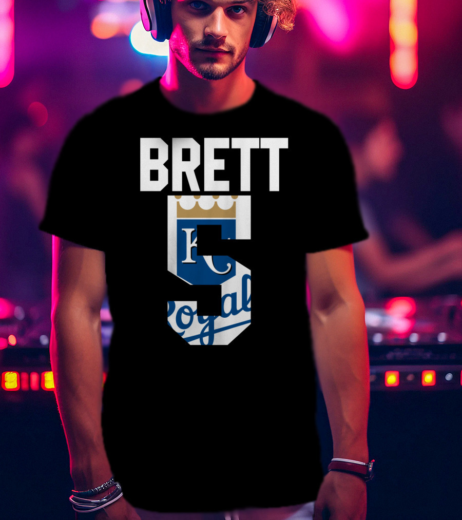 George Brett Kansas City Royals Number 5 KC Royals T-Shirt