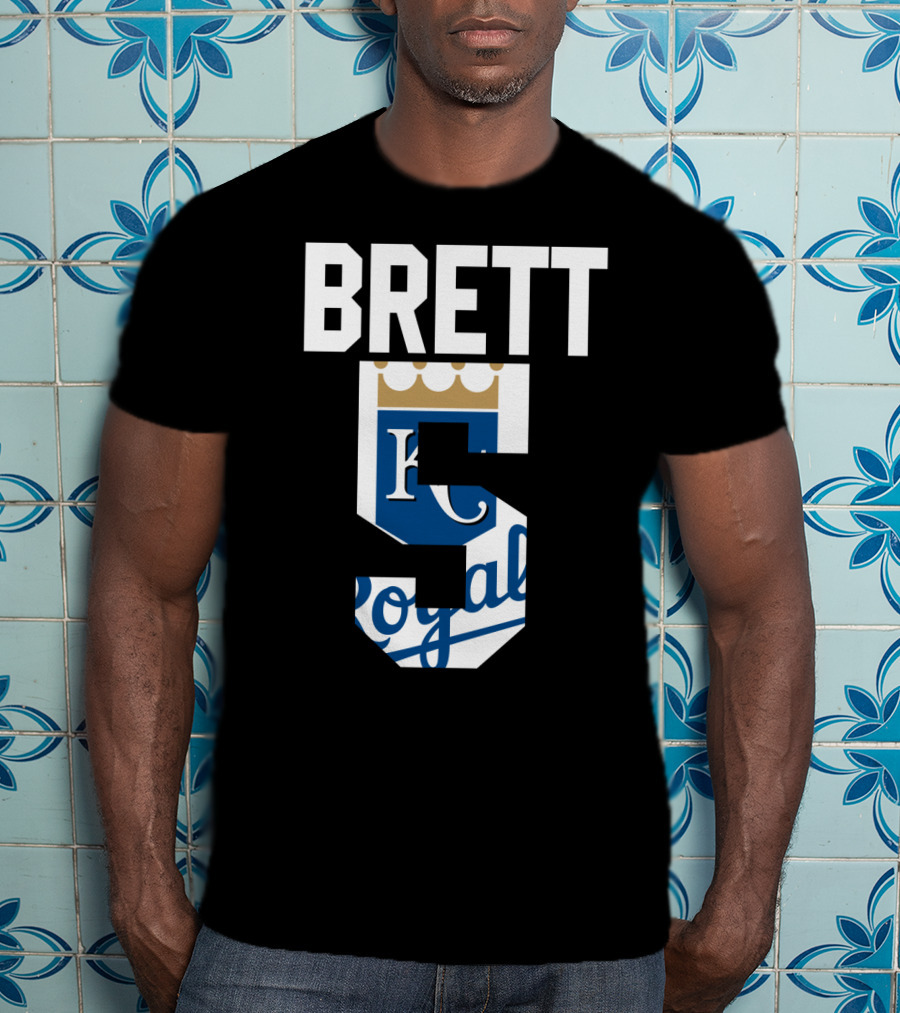 George Brett Kansas City Royals Number 5 KC Royals T-Shirt