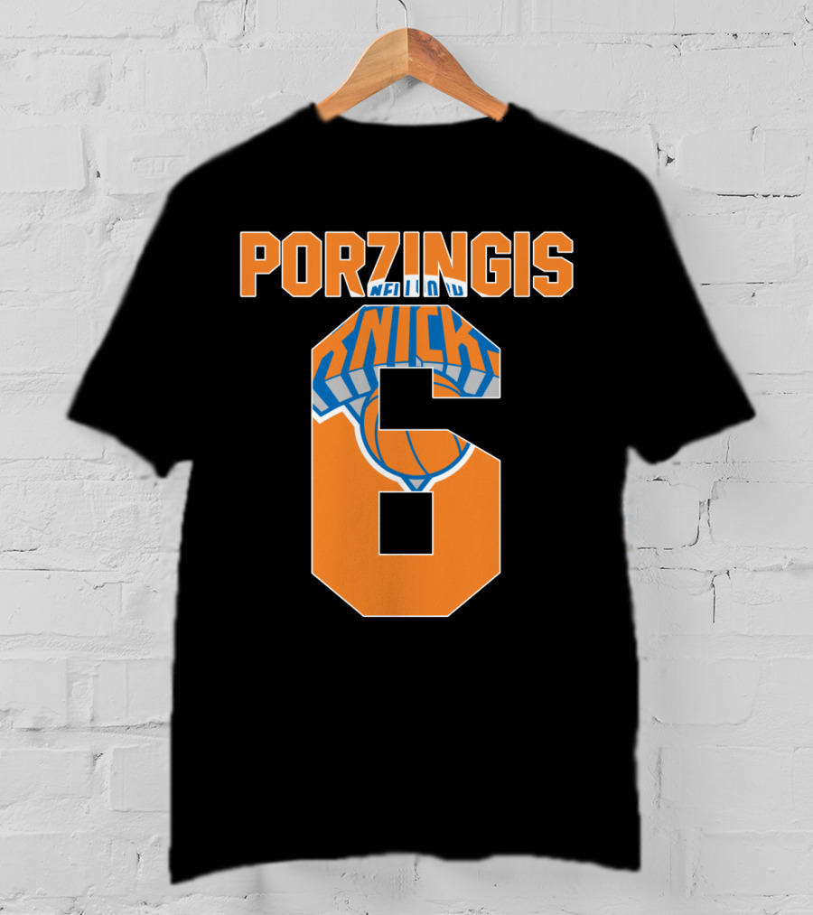 Porzingis New York Knicks Nba T-Shirt