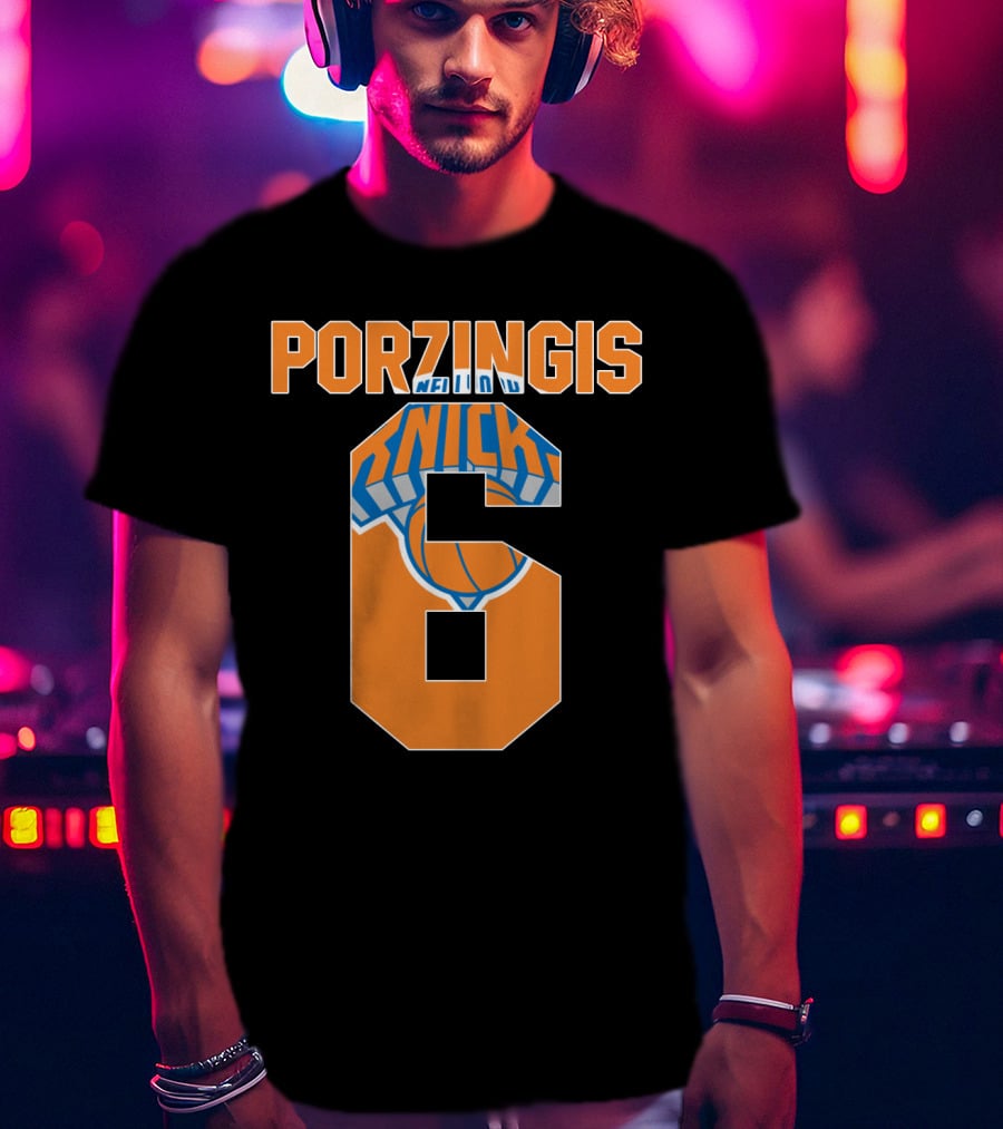 Porzingis New York Knicks Nba T-Shirt