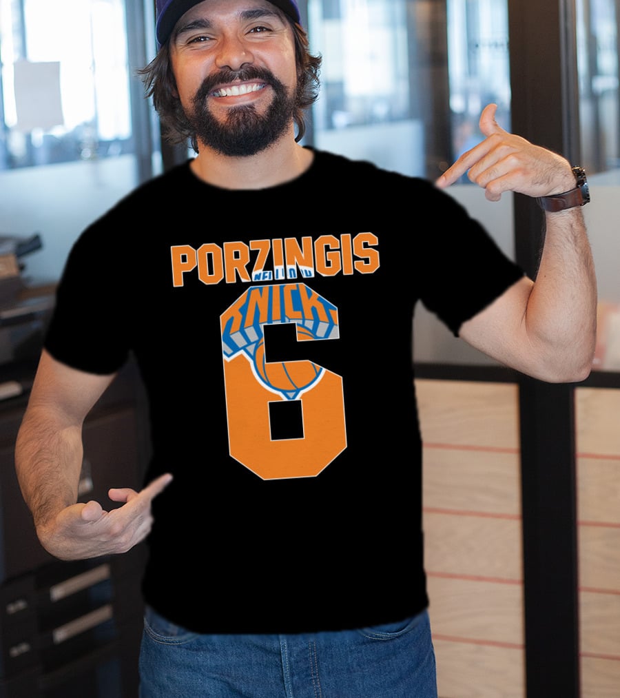 Porzingis New York Knicks Nba T-Shirt