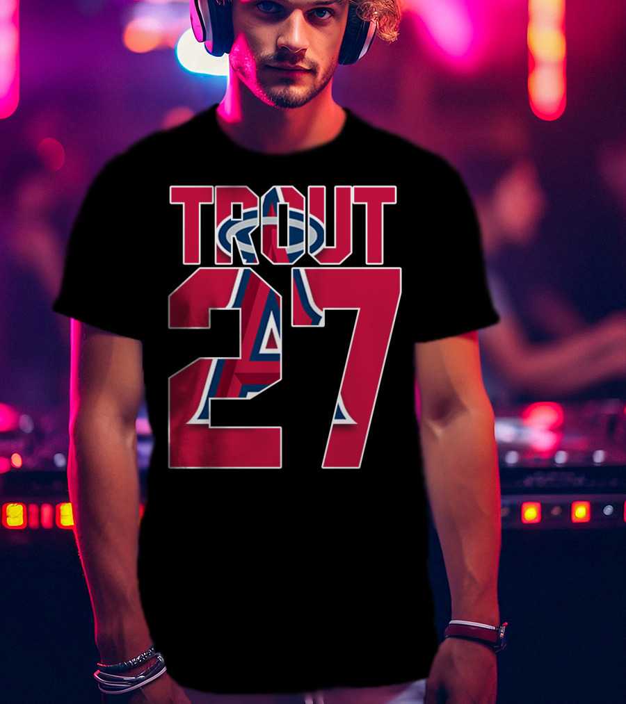 Trout 27 Los Angeles Angels T-Shirt