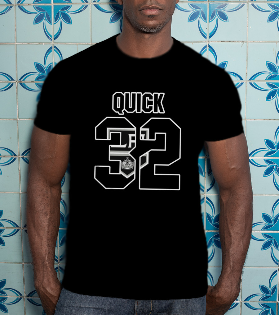 Quick 32 Los Angeles Kings NHL Jonathan Quick T-Shirt