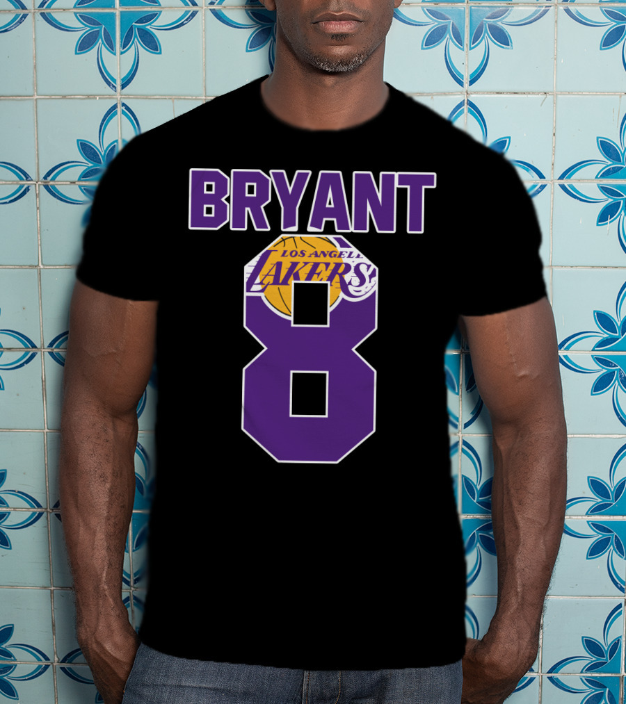 Bryant 8 Los Angeles Lakers Basketball T-Shirt