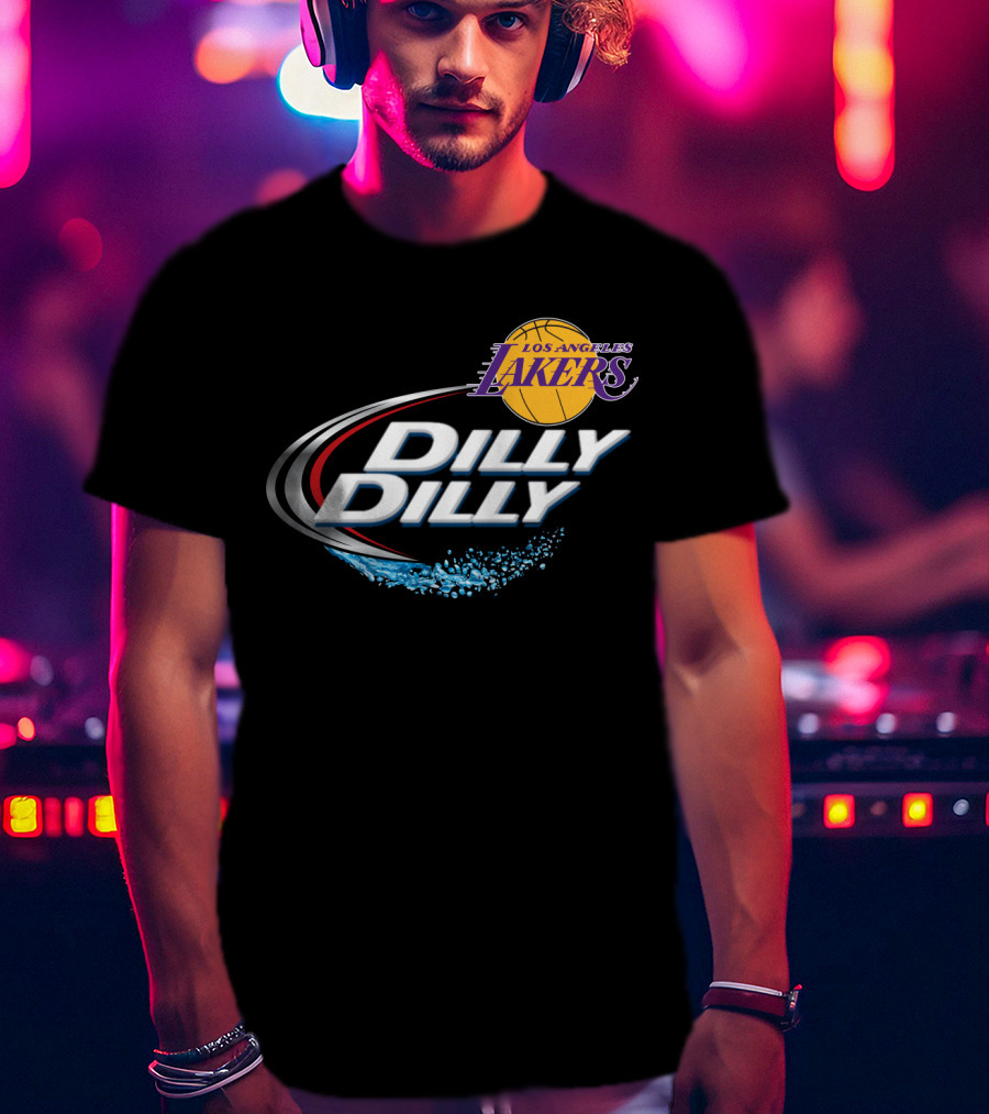 Los Angeles Lakers Dilly Dilly Fan Celebration Basketball T-Shirt