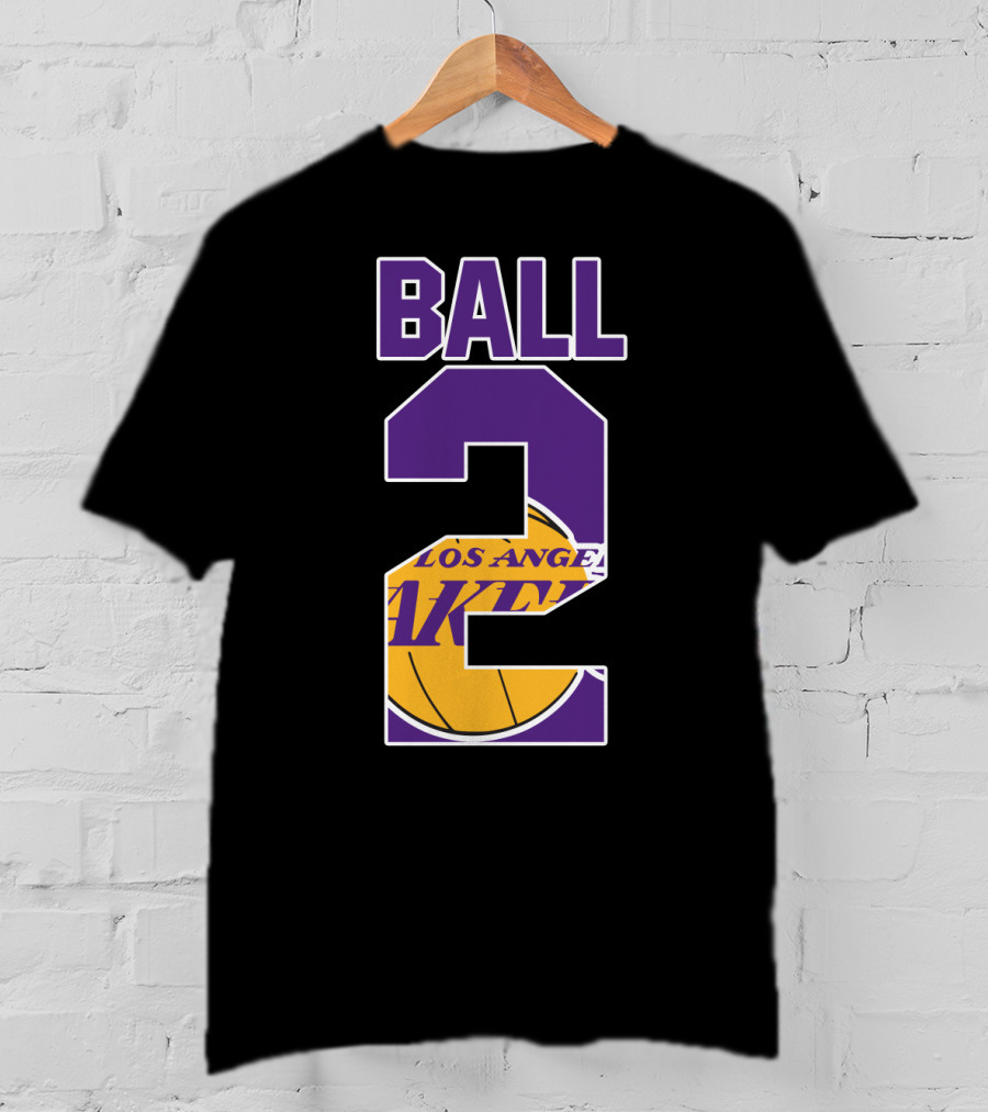 Los Angeles Lakers Lonzo Ball 2 T-Shirt