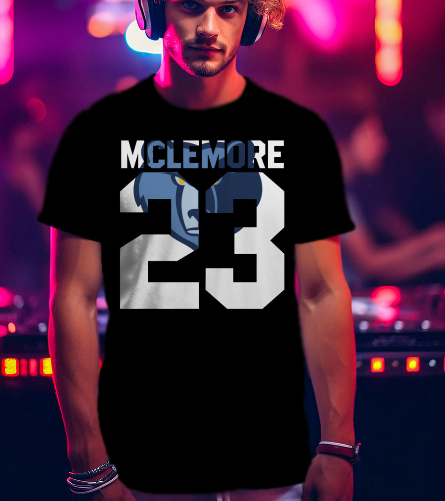 Memphis Grizzlies Ben Mclemore 23 Number T-Shirt