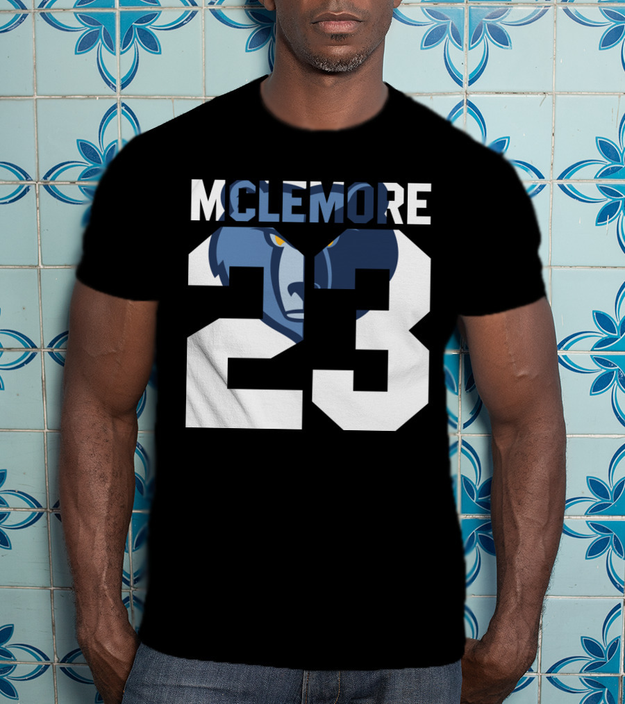 Memphis Grizzlies Ben Mclemore 23 Number T-Shirt