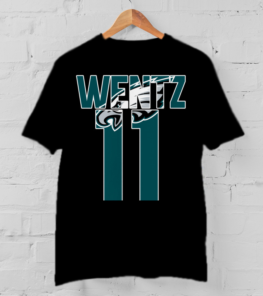 Wentz 11 Philadelphia Eagles T-Shirt