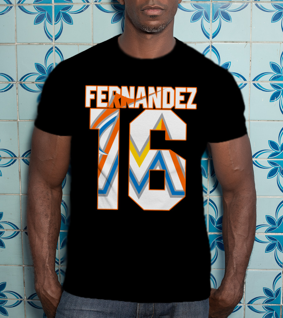 Fernandez 16 Miami Marlins T-Shirt