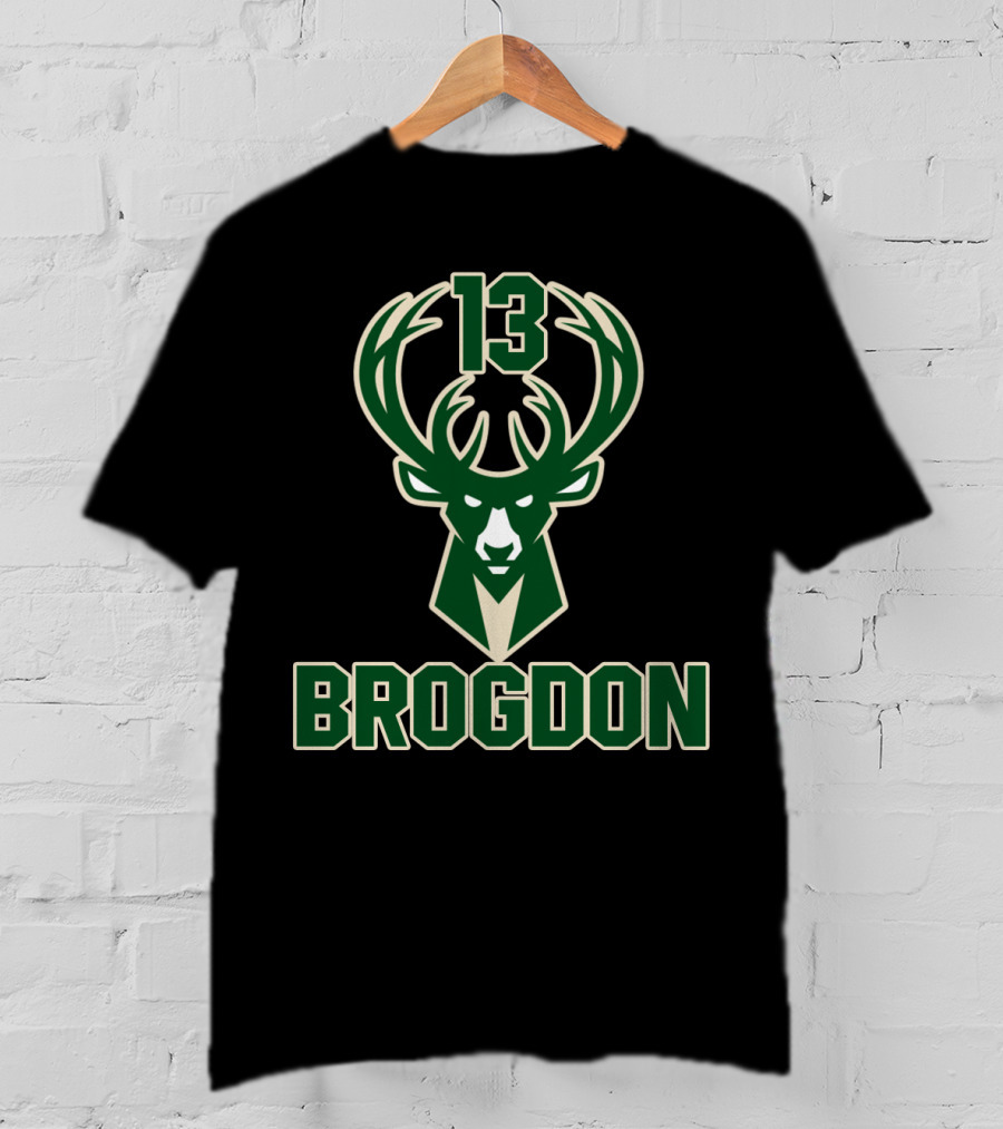 Milwaukee Bucks 13 Brogdon T-Shirt