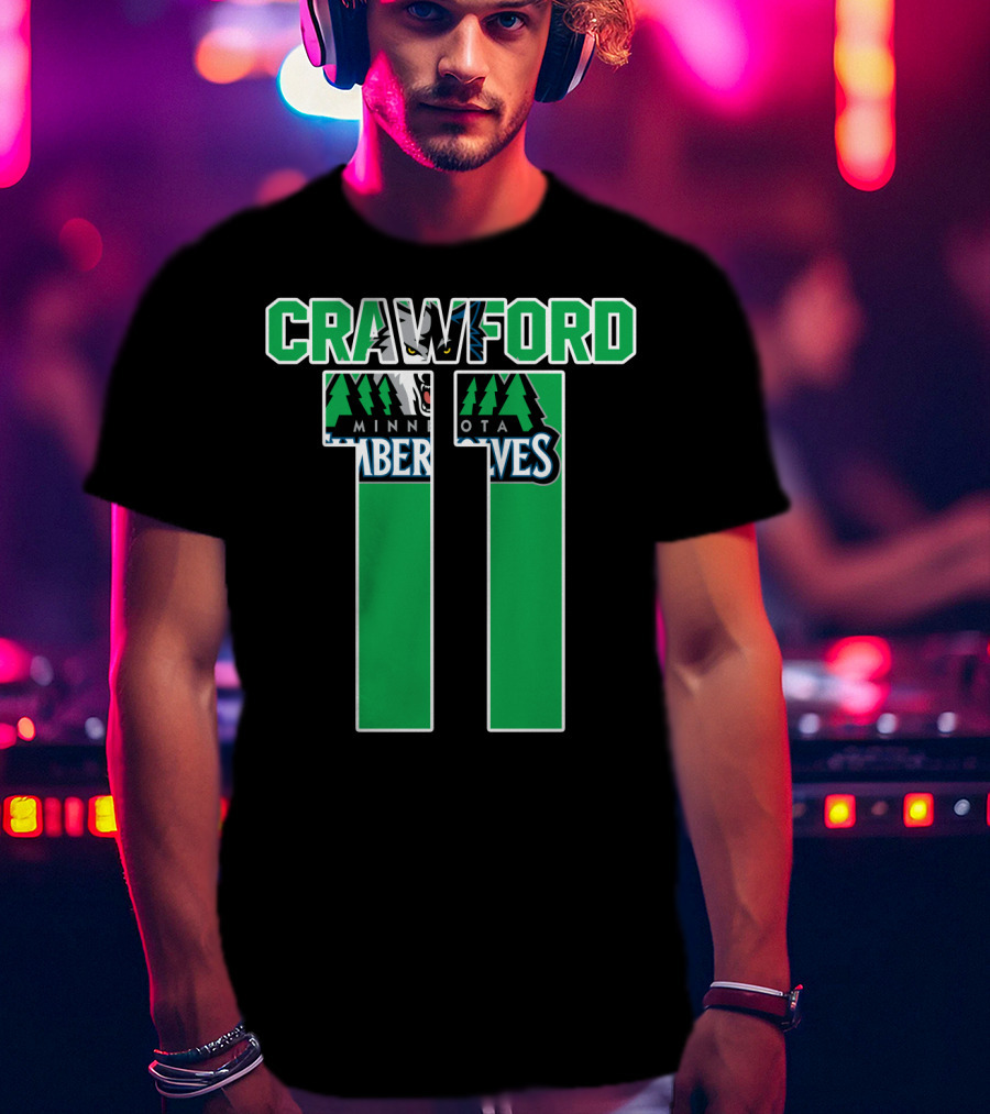 Crawford 11 Minnesota Timberwolves T-Shirt