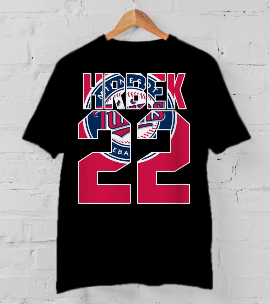 Minnesota Twins Kent Hrbek 22 Baseball Team T-Shirt