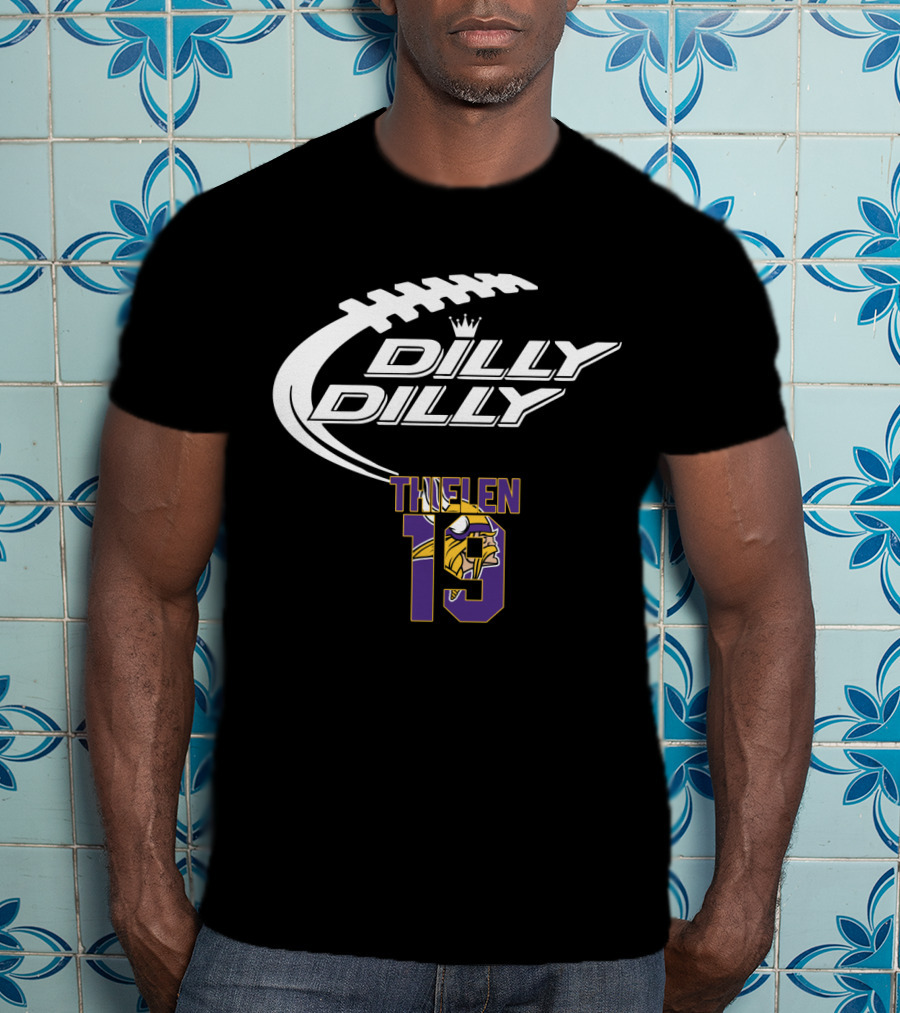 Dilly Dilly Minnesota Vikings Adam Thielen 19 Football T-Shirt