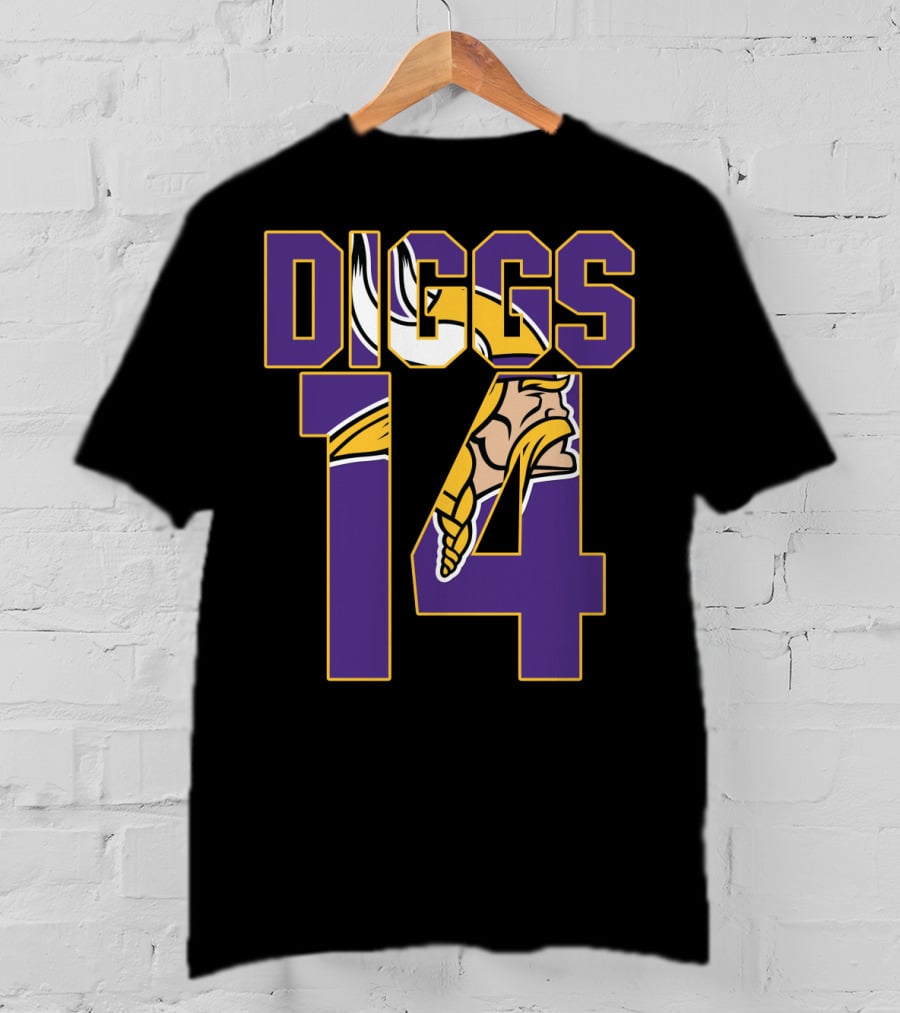 Minnesota Vikings Stefon Diggs 14 Jersey T-Shirt