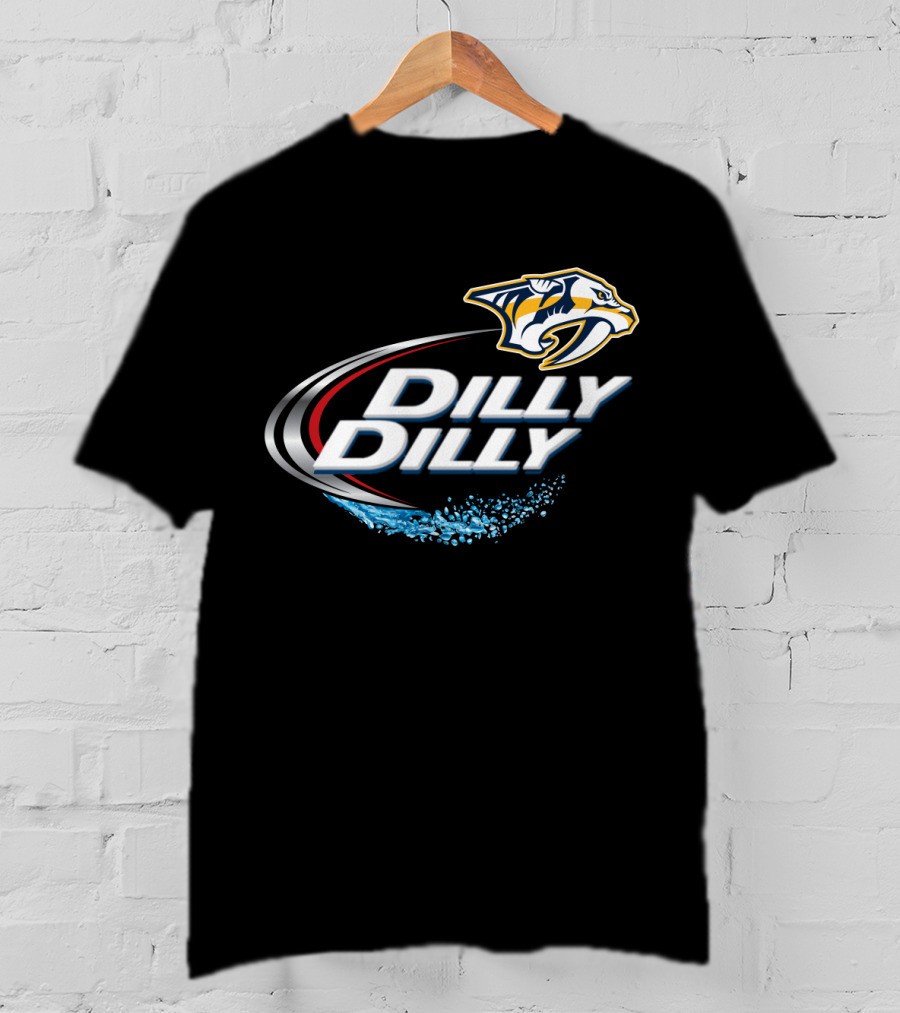 Nashville Predators Dilly Dilly Logo For NHL Fan T-Shirt