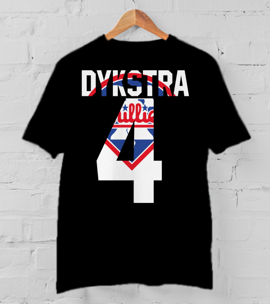 Dykstra 4 Phillies Iconic Philadelphia Baseball Nostalgia T-Shirt