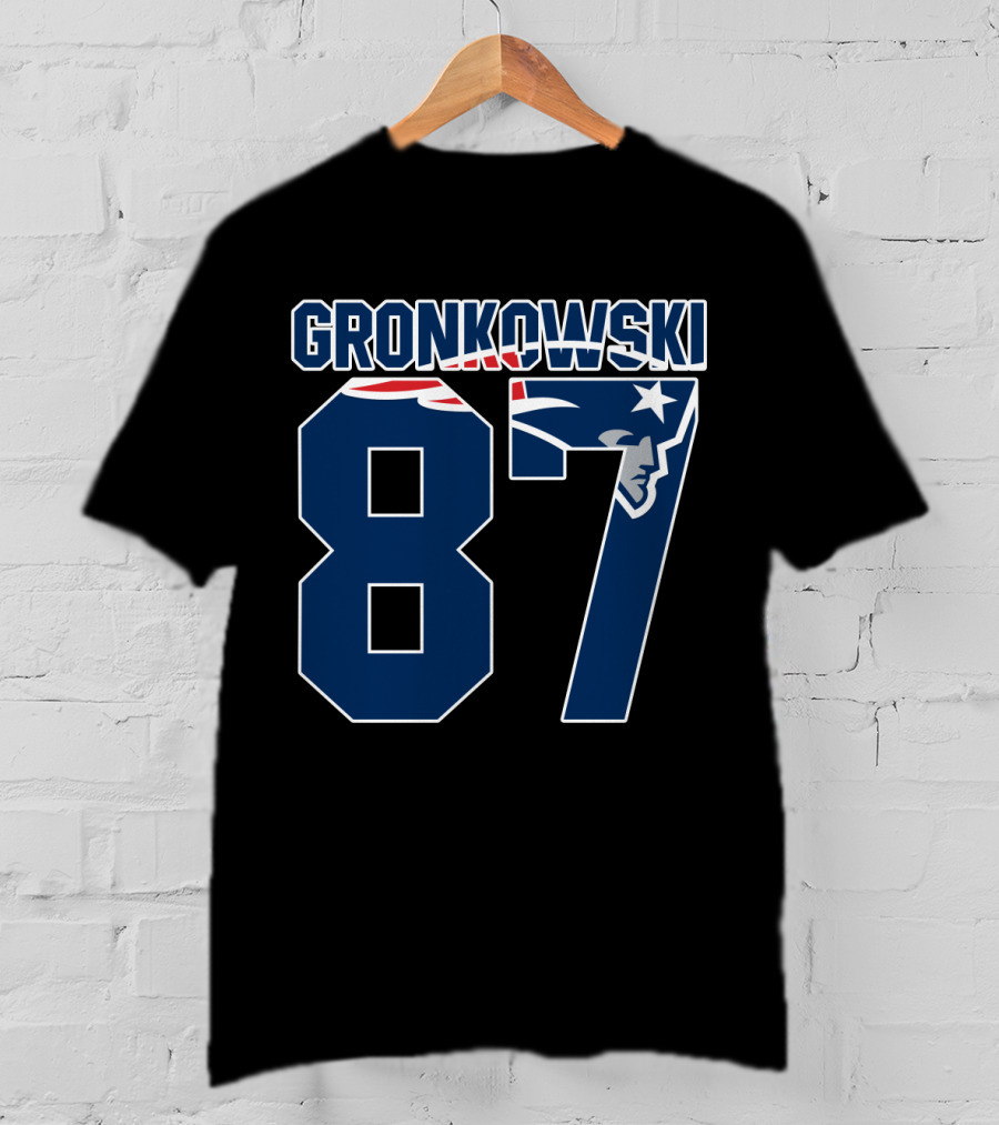 Gronkowski 87 New England Patriots T-Shirt
