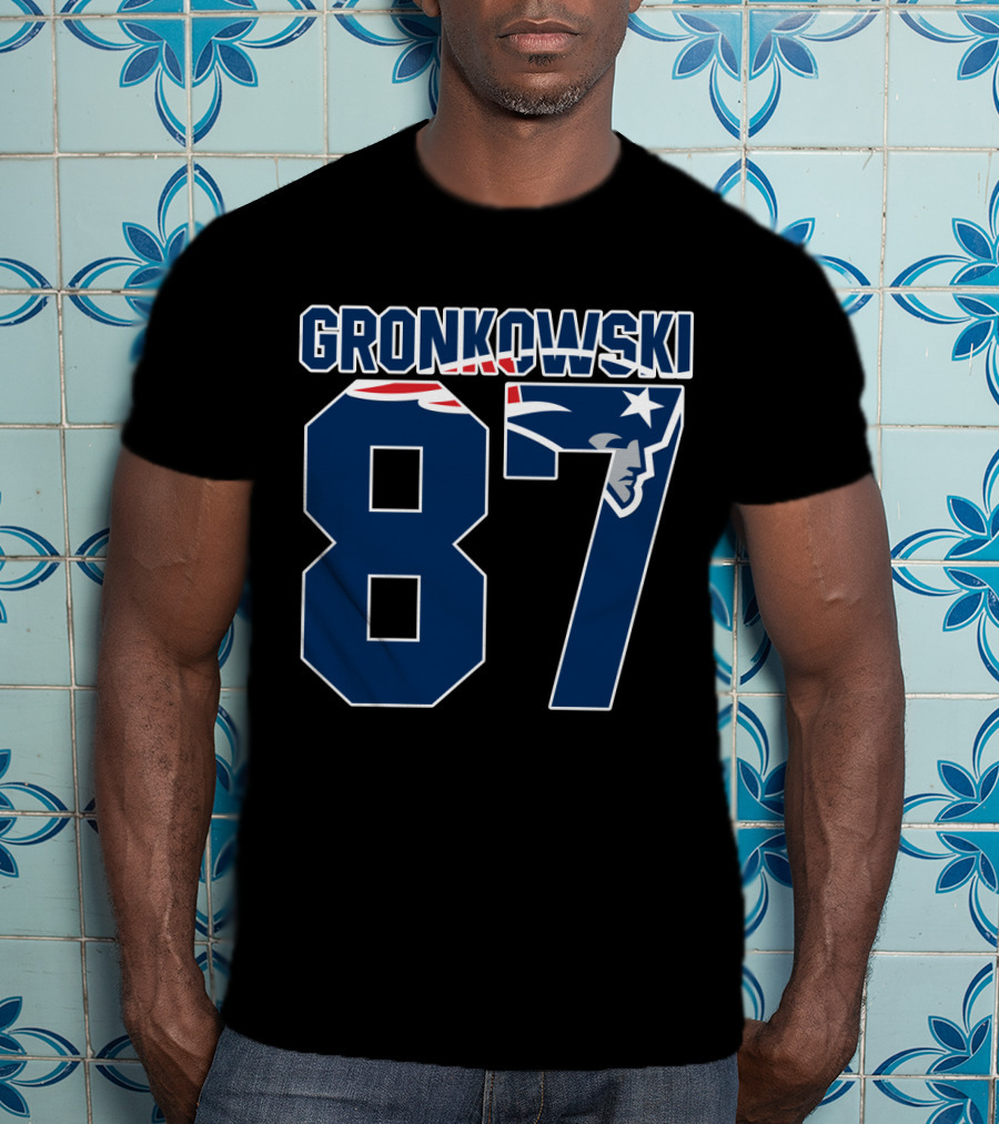 Gronkowski 87 New England Patriots T-Shirt