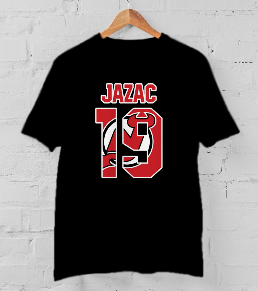 New Jersey Devils Travis Zajac 19 NHL Jersey T-Shirt