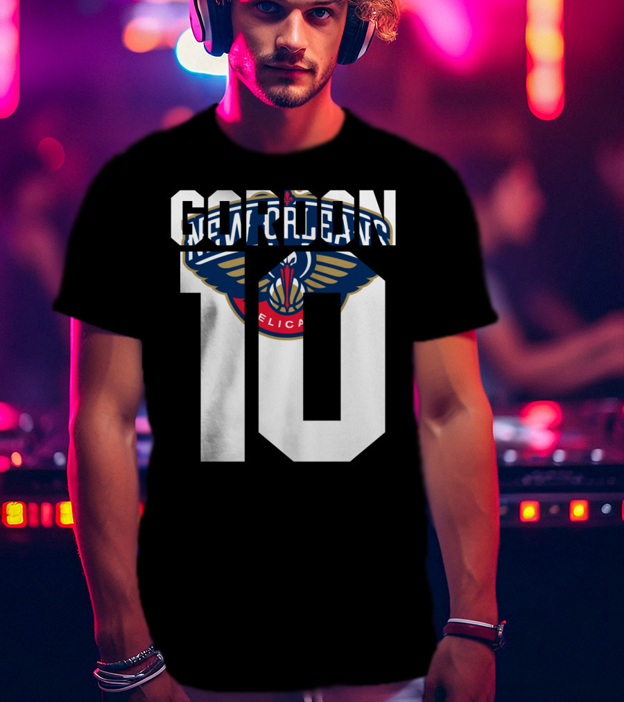 New Orleans Pelicans Eric Gordon 10 Nba Basketball T-Shirt