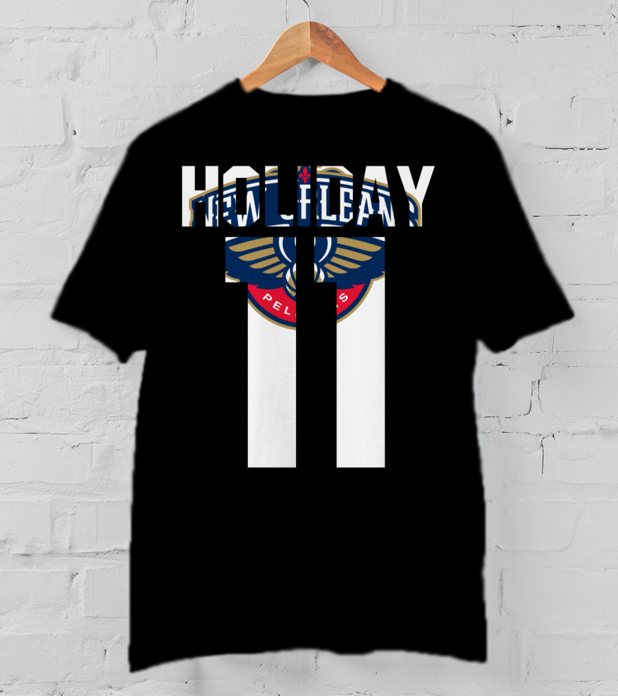 New Orleans Pelicans Holiday 11 Nba Tee Jrue Holiday T-Shirt