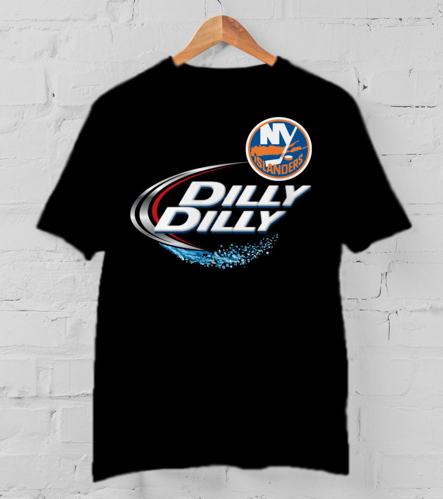 New York Islanders Dilly Dilly NHF Fan Logo Splash T-Shirt