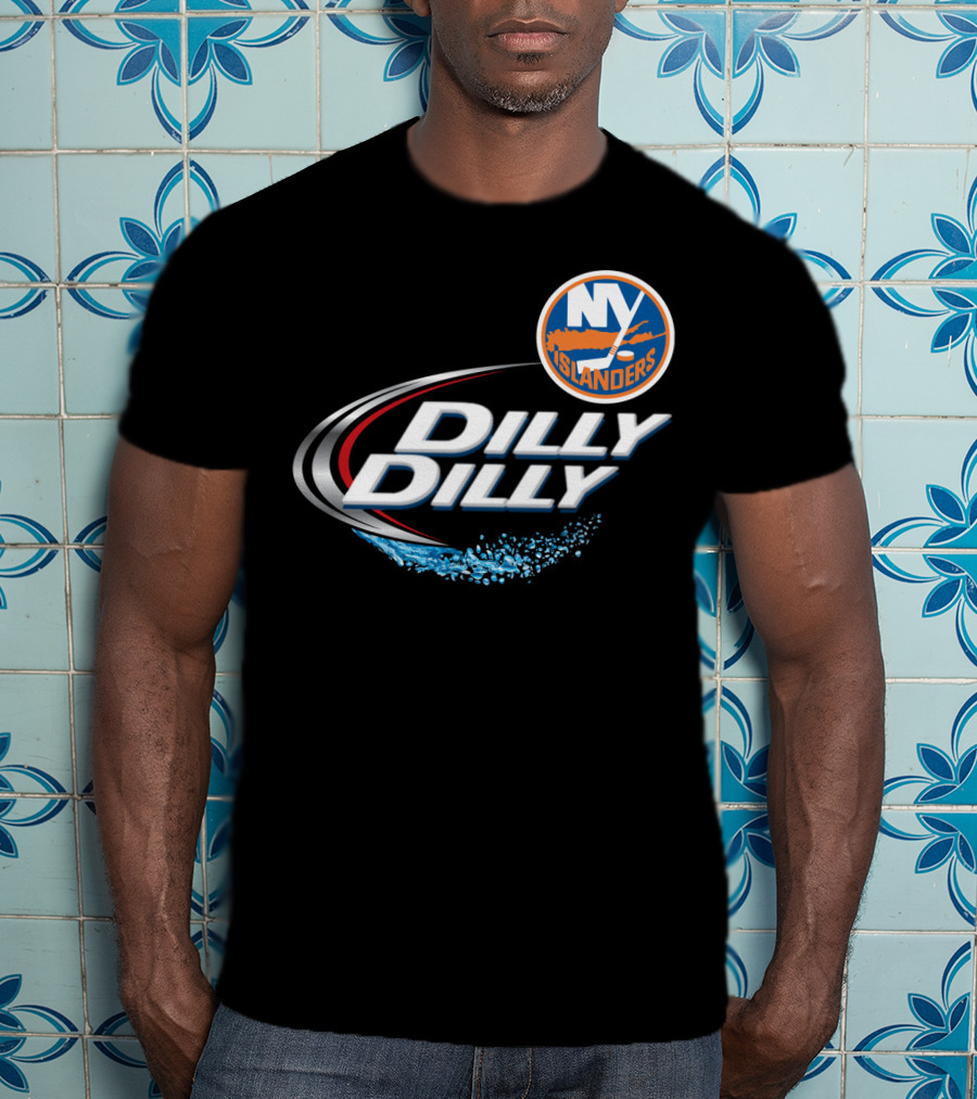 New York Islanders Dilly Dilly NHF Fan Logo Splash T-Shirt