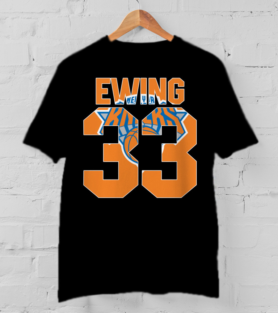 Ewing 33 New York Knicks Patrick Nba T-Shirt