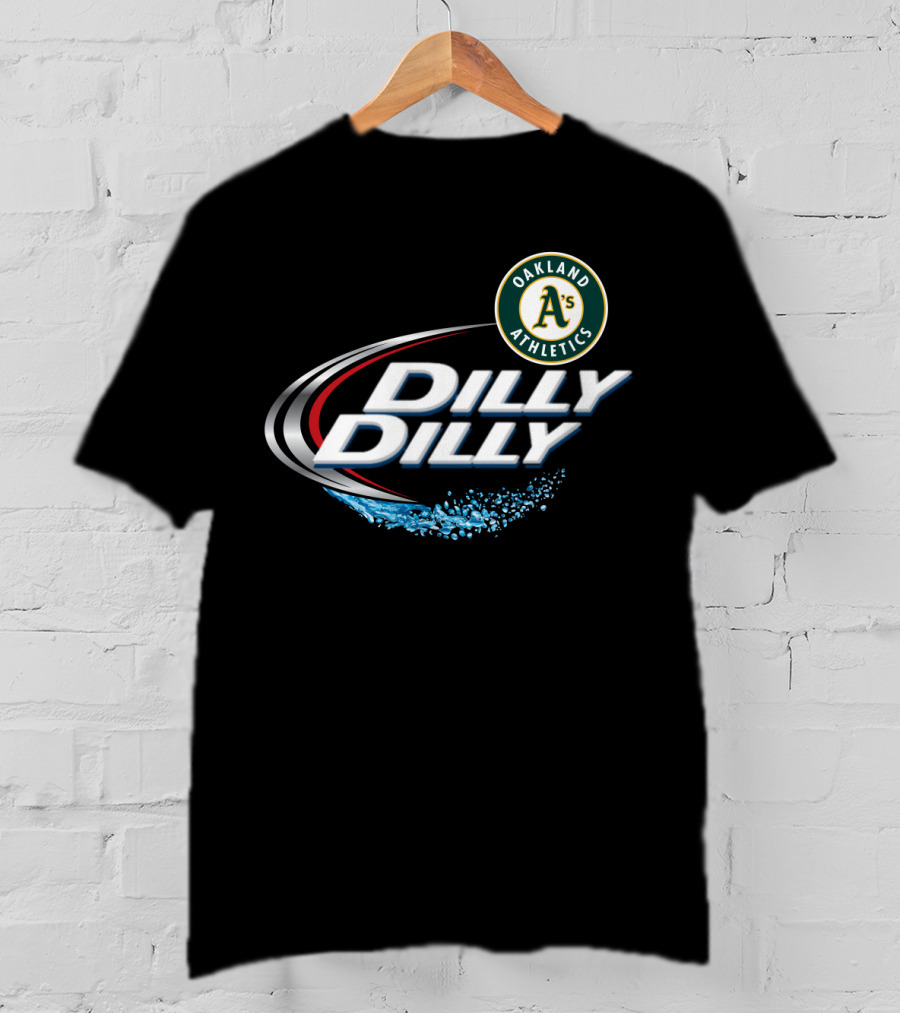 Oakland Athletics Dilly Dilly Fast Splash Logo T-Shirt