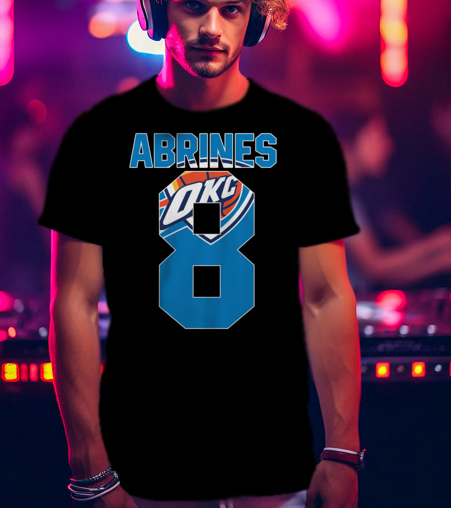 Oklahoma City Thunder Abrines 8 Okc Basketball Nba T-Shirt