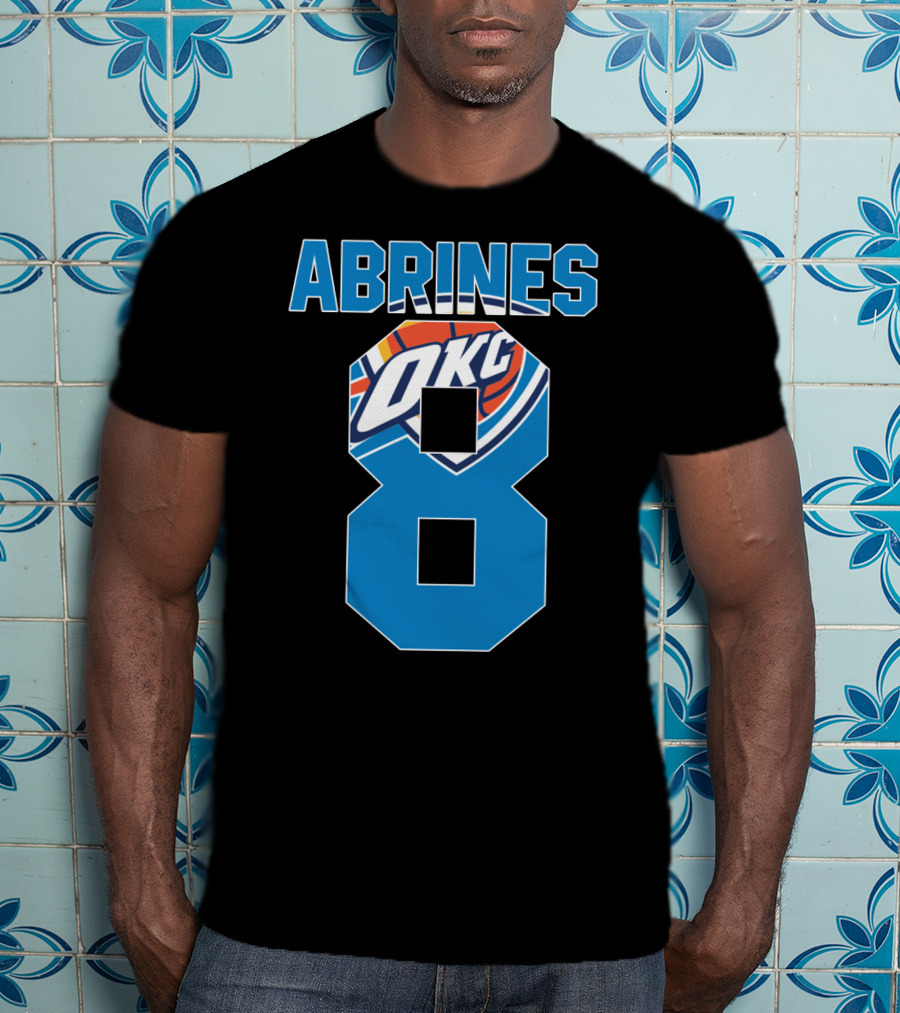 Oklahoma City Thunder Abrines 8 Okc Basketball Nba T-Shirt