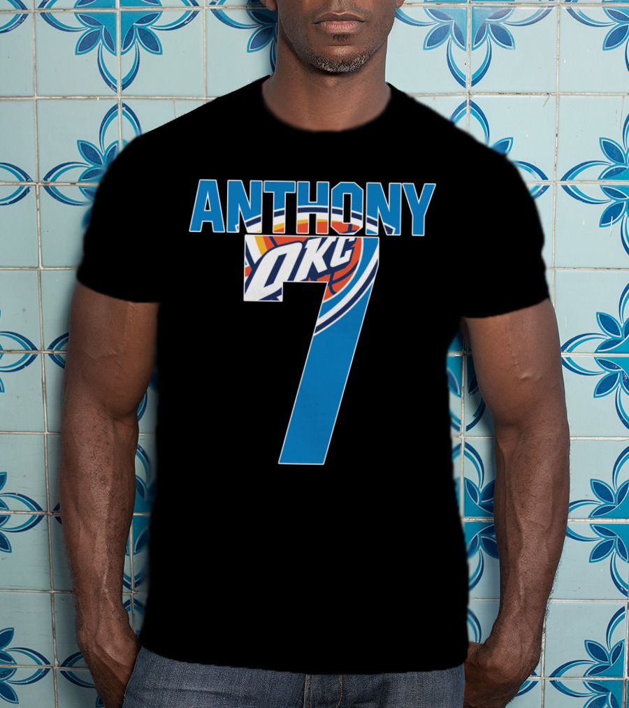 Oklahoma City Thunder Carmelo Anthony 7 Nba Okc T-Shirt