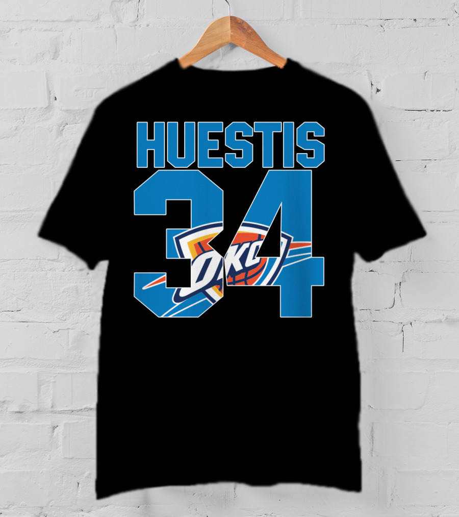 Huestis 34 Okc Oklahoma City Thunder Nba T-Shirt