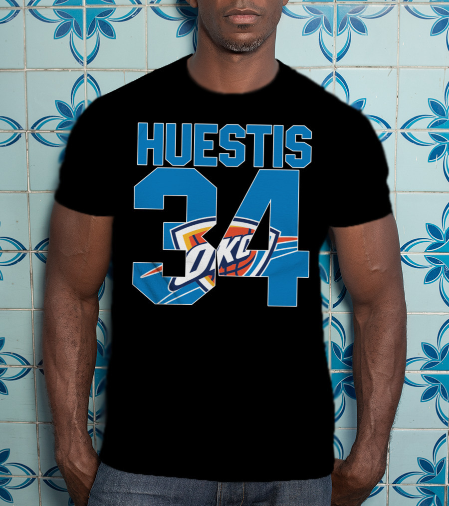 Huestis 34 Okc Oklahoma City Thunder Nba T-Shirt