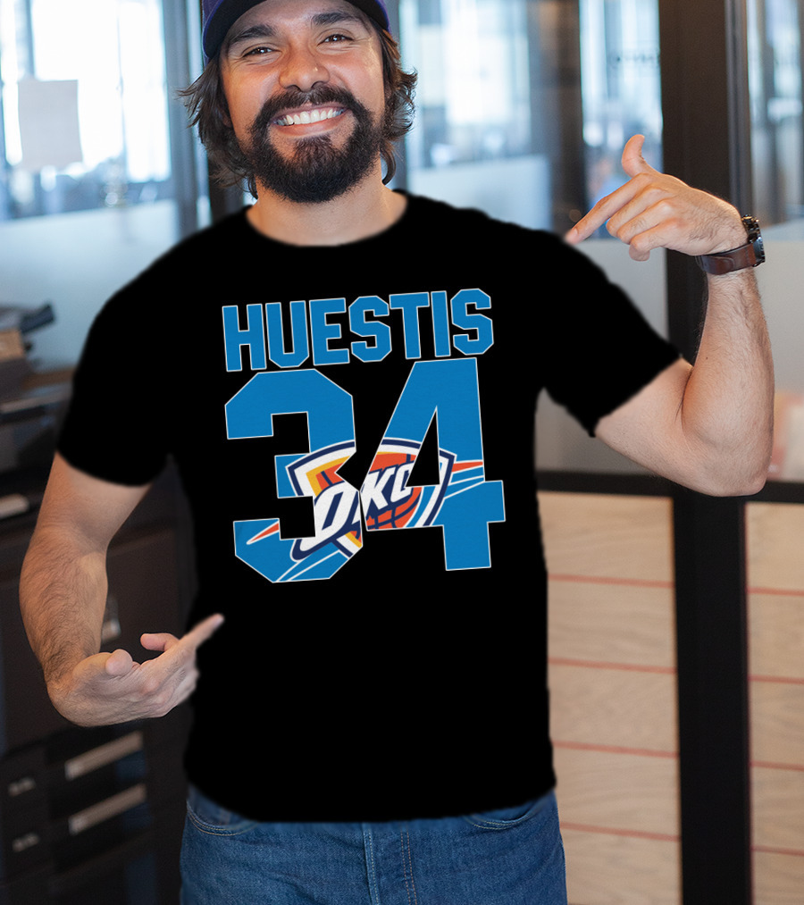 Huestis 34 Okc Oklahoma City Thunder Nba T-Shirt