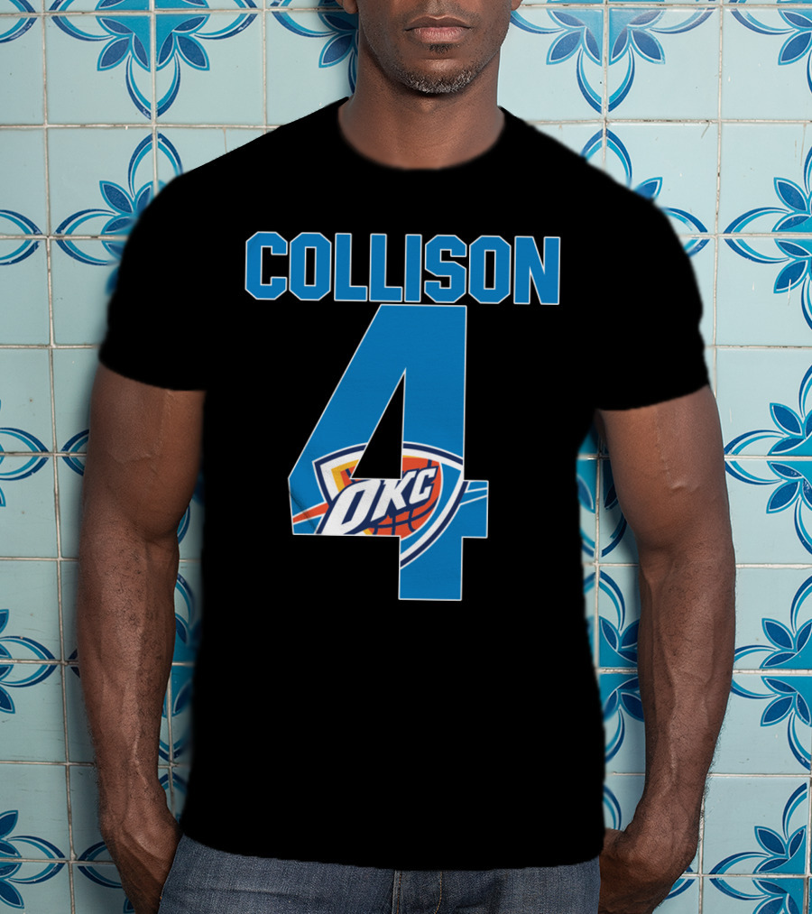 Collison 4 Okc Thunder Nba T-Shirt
