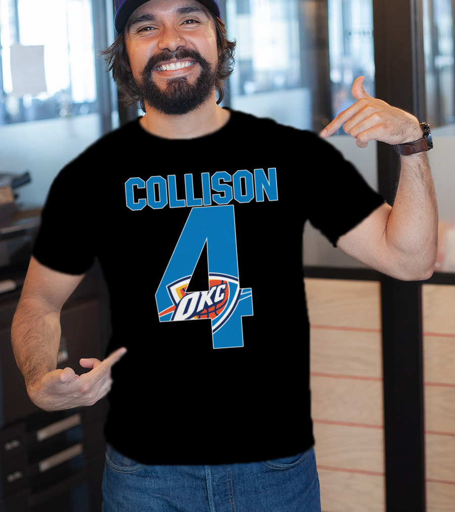 Collison 4 Okc Thunder Nba T-Shirt