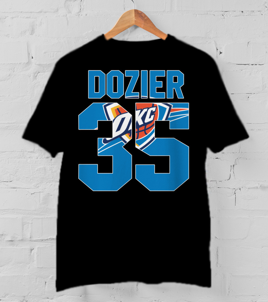 Oklahoma City Thunder Dozier 35 Nba T-Shirt
