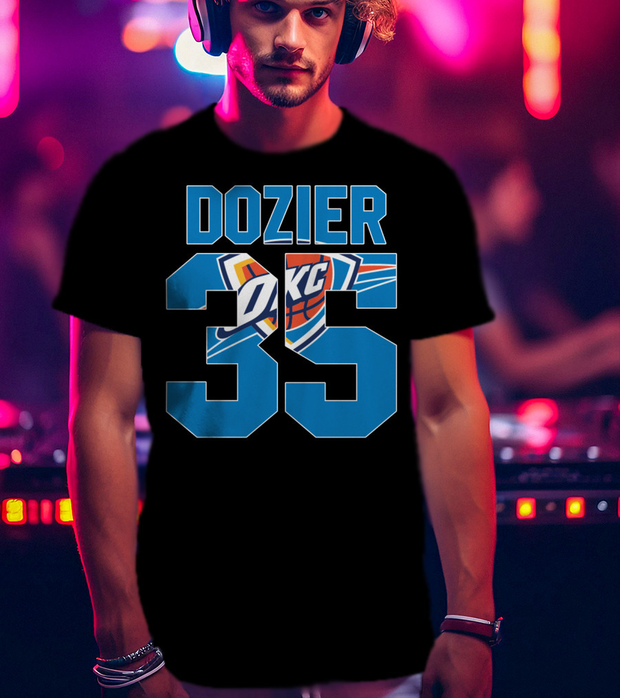 Oklahoma City Thunder Dozier 35 Nba T-Shirt
