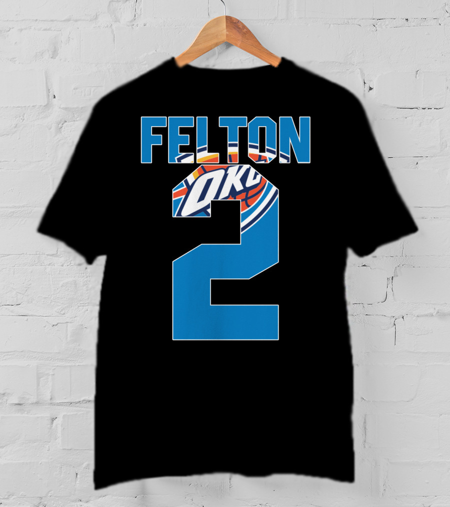 Oklahoma City Thunder Raymond Felton 2 Nba Okc Basketball T-Shirt