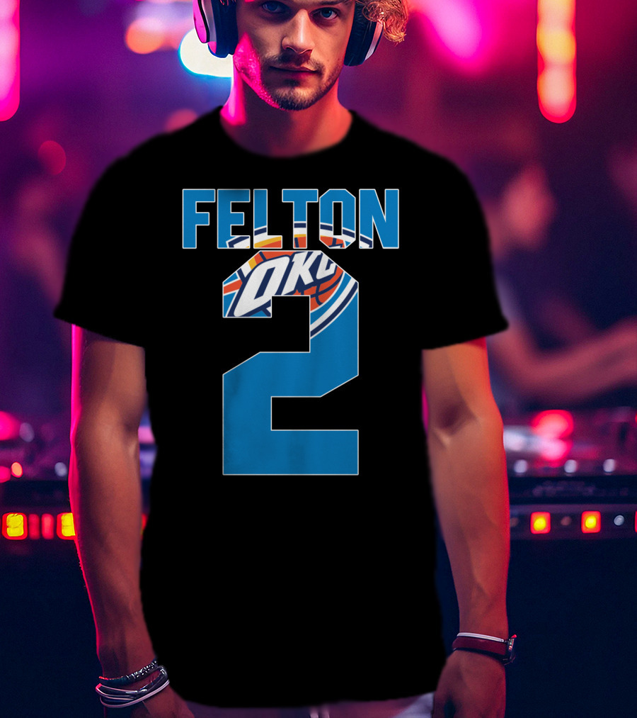 Oklahoma City Thunder Raymond Felton 2 Nba Okc Basketball T-Shirt