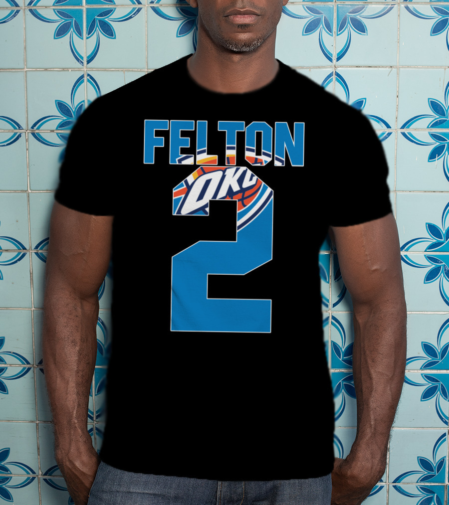Oklahoma City Thunder Raymond Felton 2 Nba Okc Basketball T-Shirt