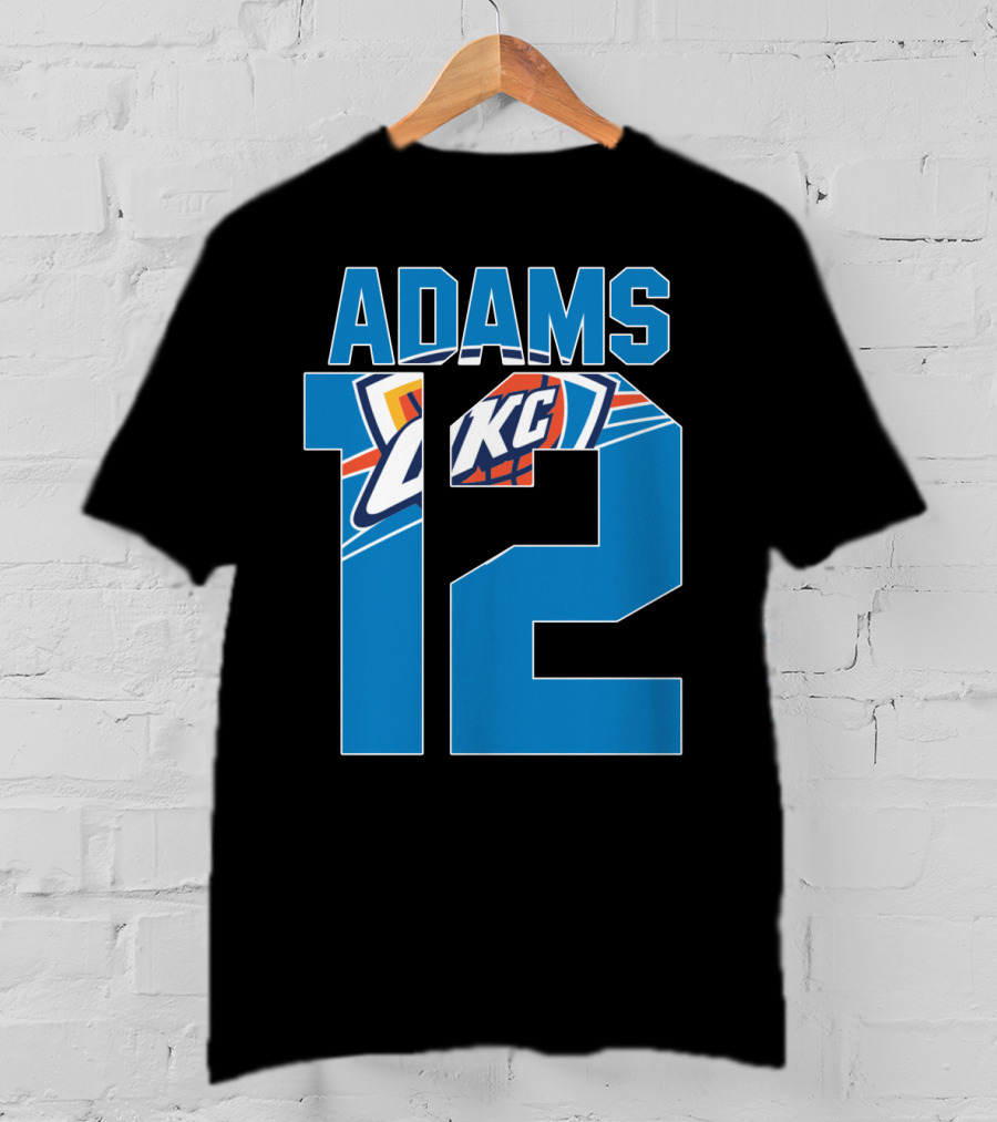 Adams 12 Okc Thunder Nba T-Shirt