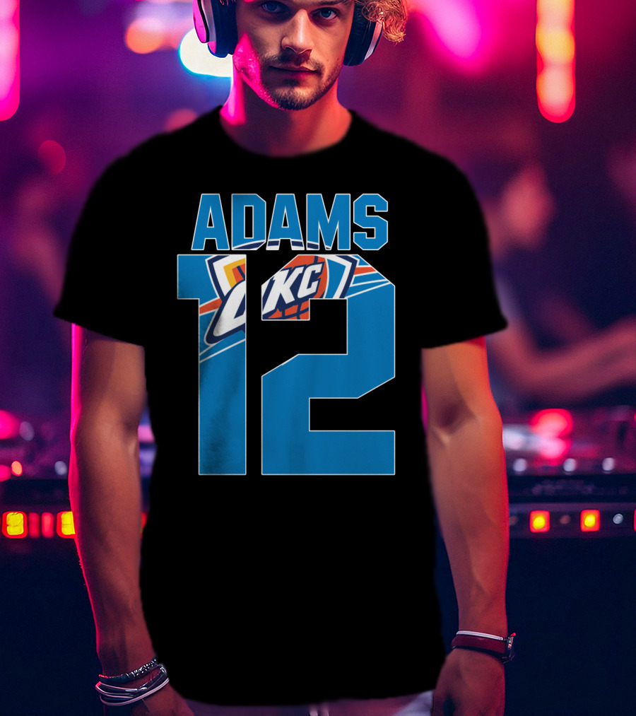 Adams 12 Okc Thunder Nba T-Shirt