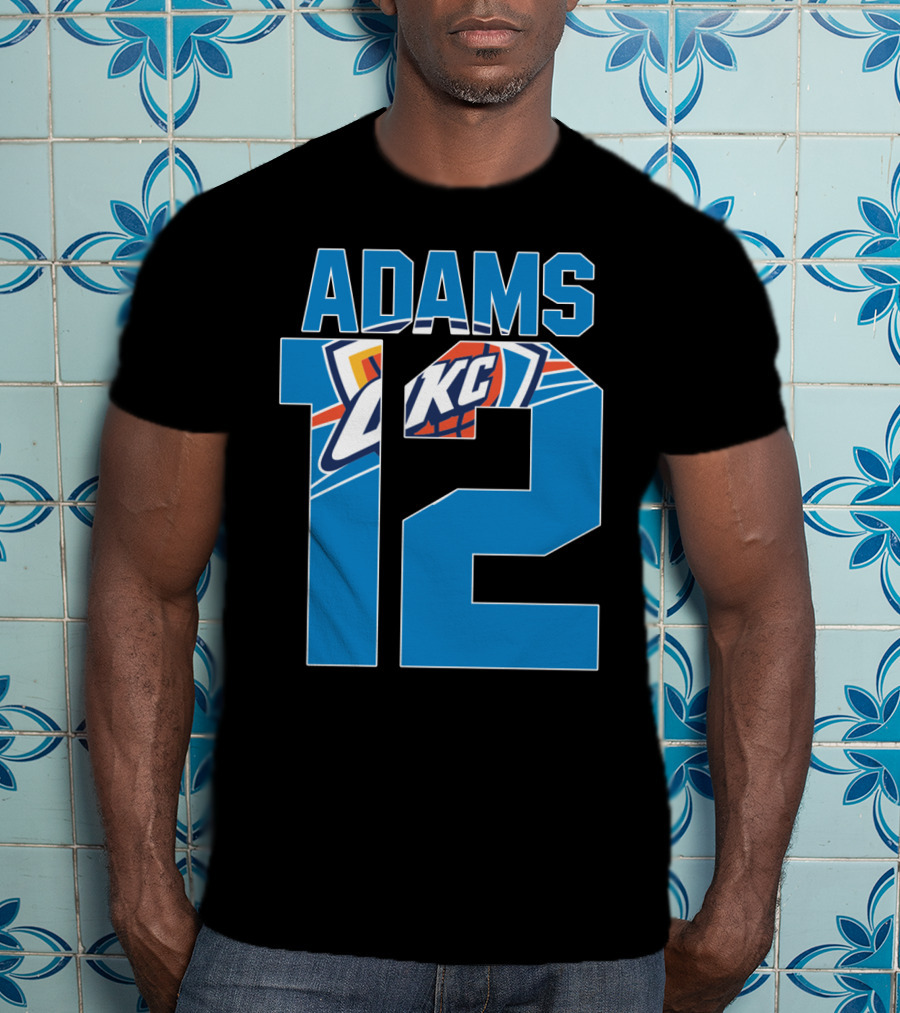 Adams 12 Okc Thunder Nba T-Shirt