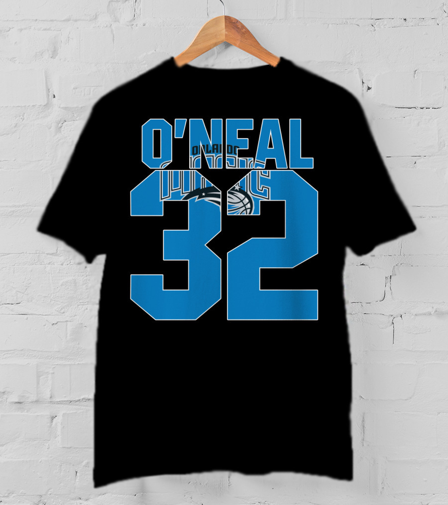 Orlando Magic Shaquille O'neal 32 Nba Basketball T-Shirt