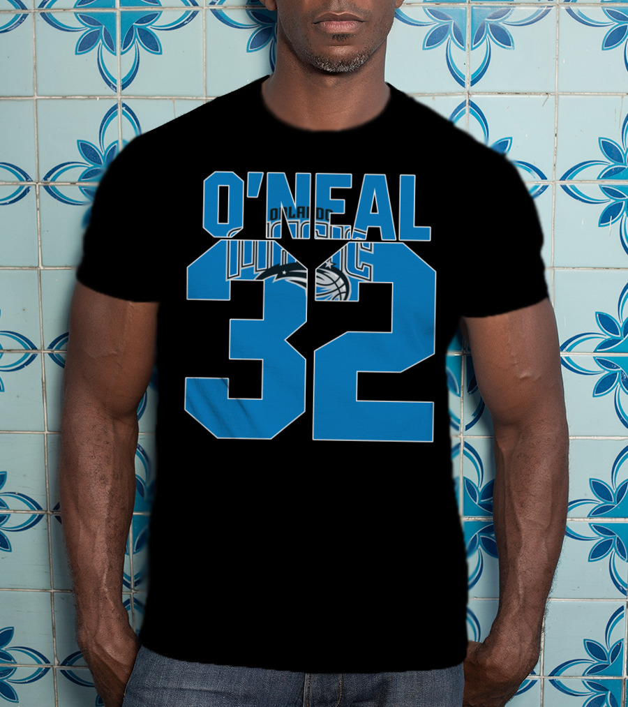 Orlando Magic Shaquille O'neal 32 Nba Basketball T-Shirt